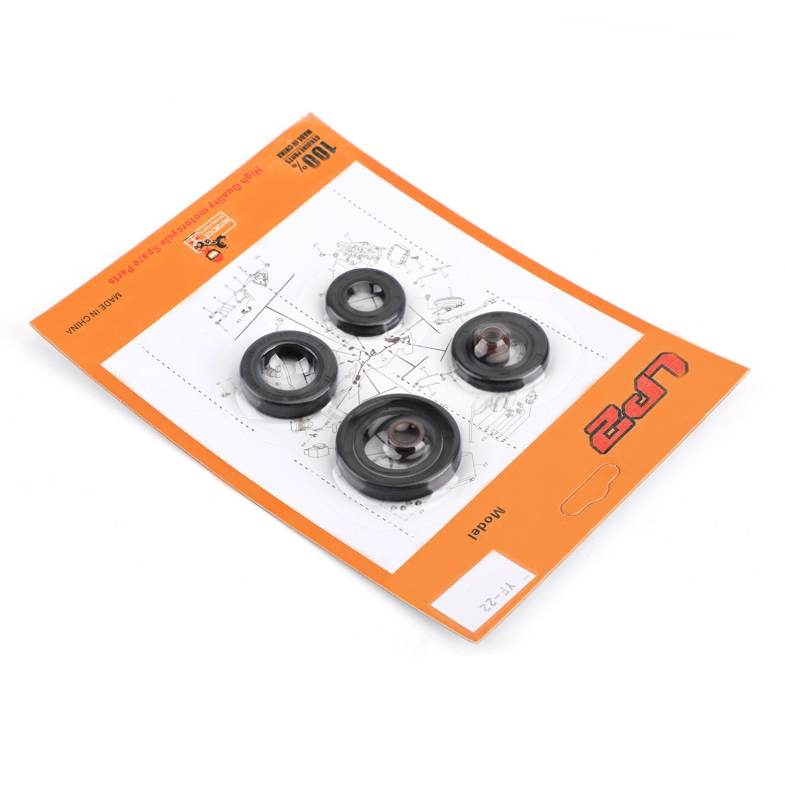 Honda XR 100 XR100 XR100R 1981-2003 Komplett motoroljeforseglings veivhus Kit