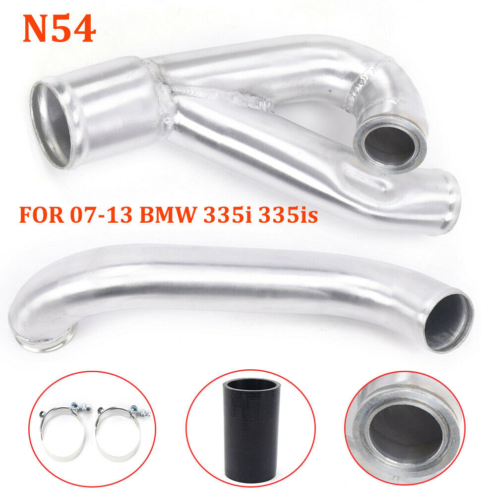 Turbo Outlet Charge Pipe Upgrade Kit for 07-13 BMW 335i 335is N54 Aluminiums generisk