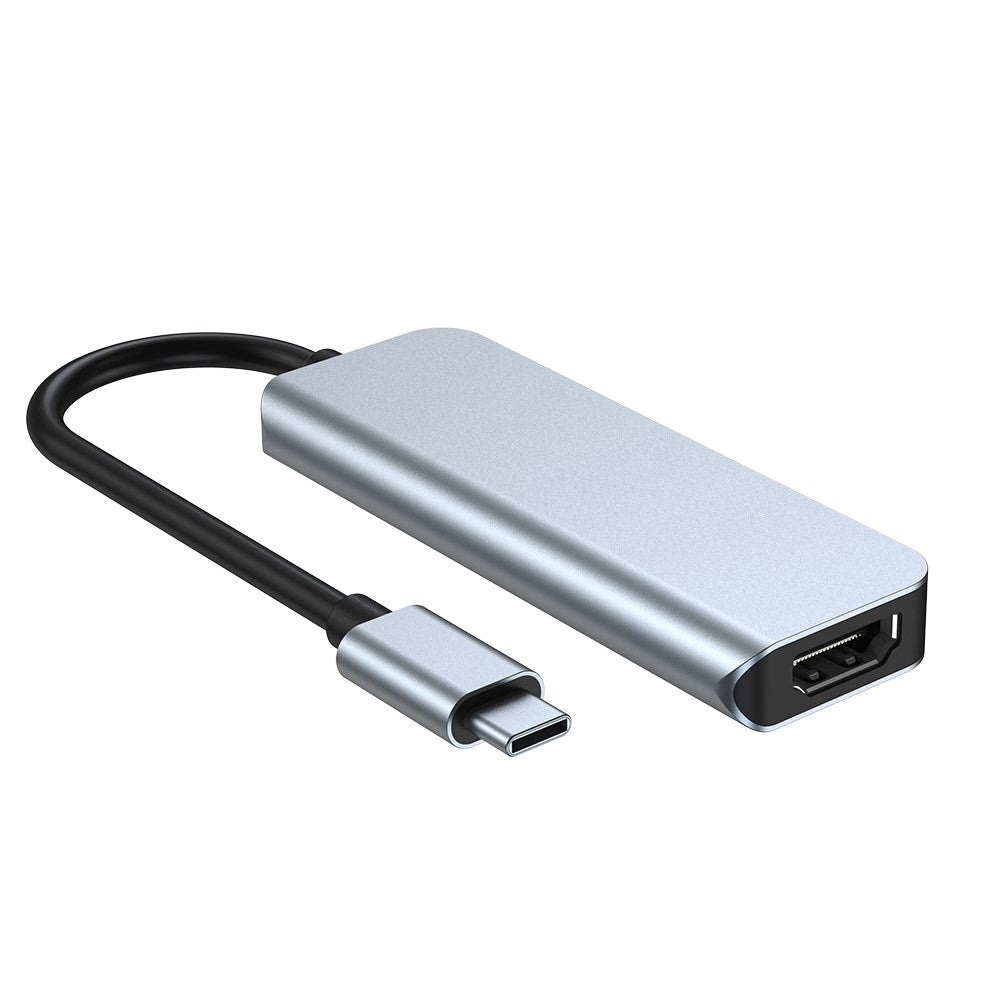 Adaptador HUB 4 en 1 USB-C tipo C HD con salida 4K HD USB3.0 para MacBook Pro iPad Pro
