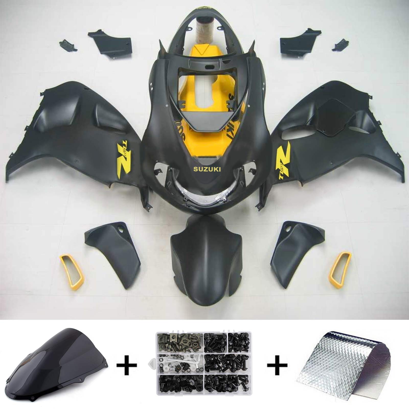 1998-2003 Suzuki TL1000R Amotopart Injeksjon Fairing Kit Bodywork Plast Abs #122