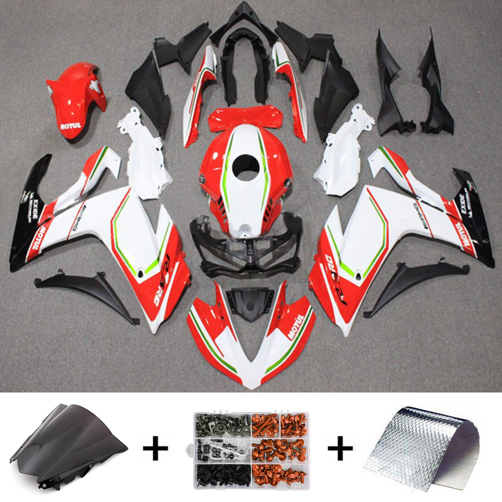 2014-2018 YAMAHA YZF-R3 2015-2017 R25 AMOTOPART INJECTION FAIRING KID BOODYWORK ABS #120