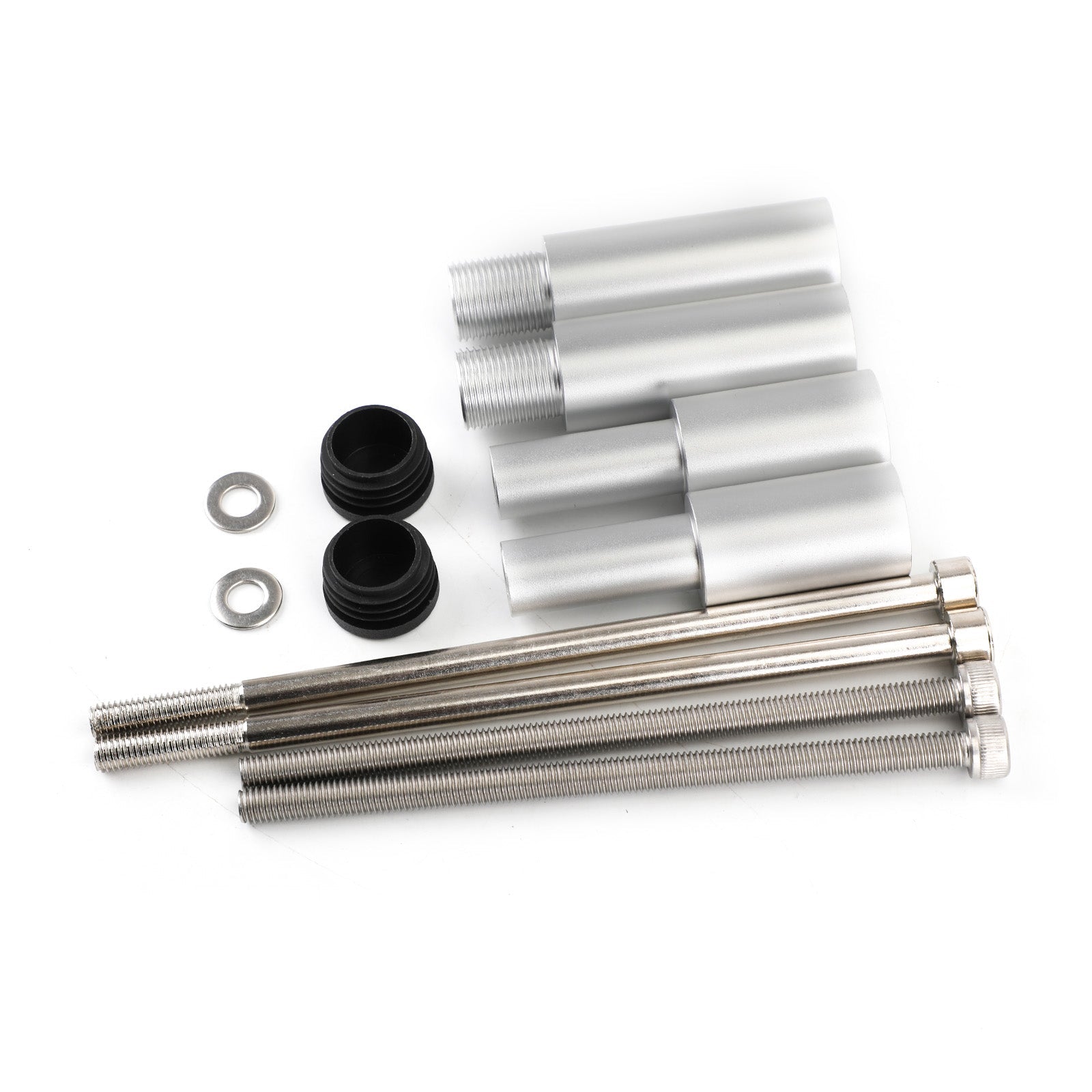 Areyourshop Spot Fog Driving Light Rod Holder Fit voor BMW R1200GSA 2014-2018 R1250GSA 18-21 Zilver