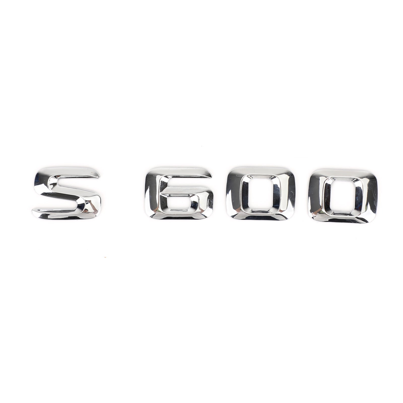Badge emblème de coffre arrière, plaque signalétique, lettres et chiffres adaptés à Mercedes S600 chromé générique