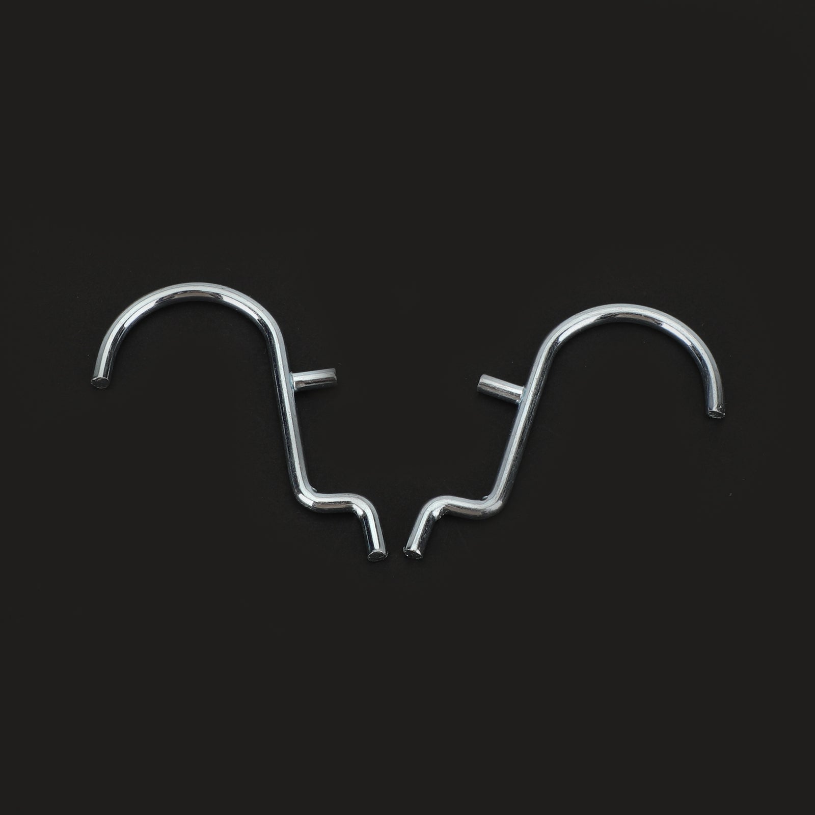 20-PAKNING 1" Jumbo 'J' metallpluggkroker for garasjehenger, 1/8 til 1/4 tommers stiftplate