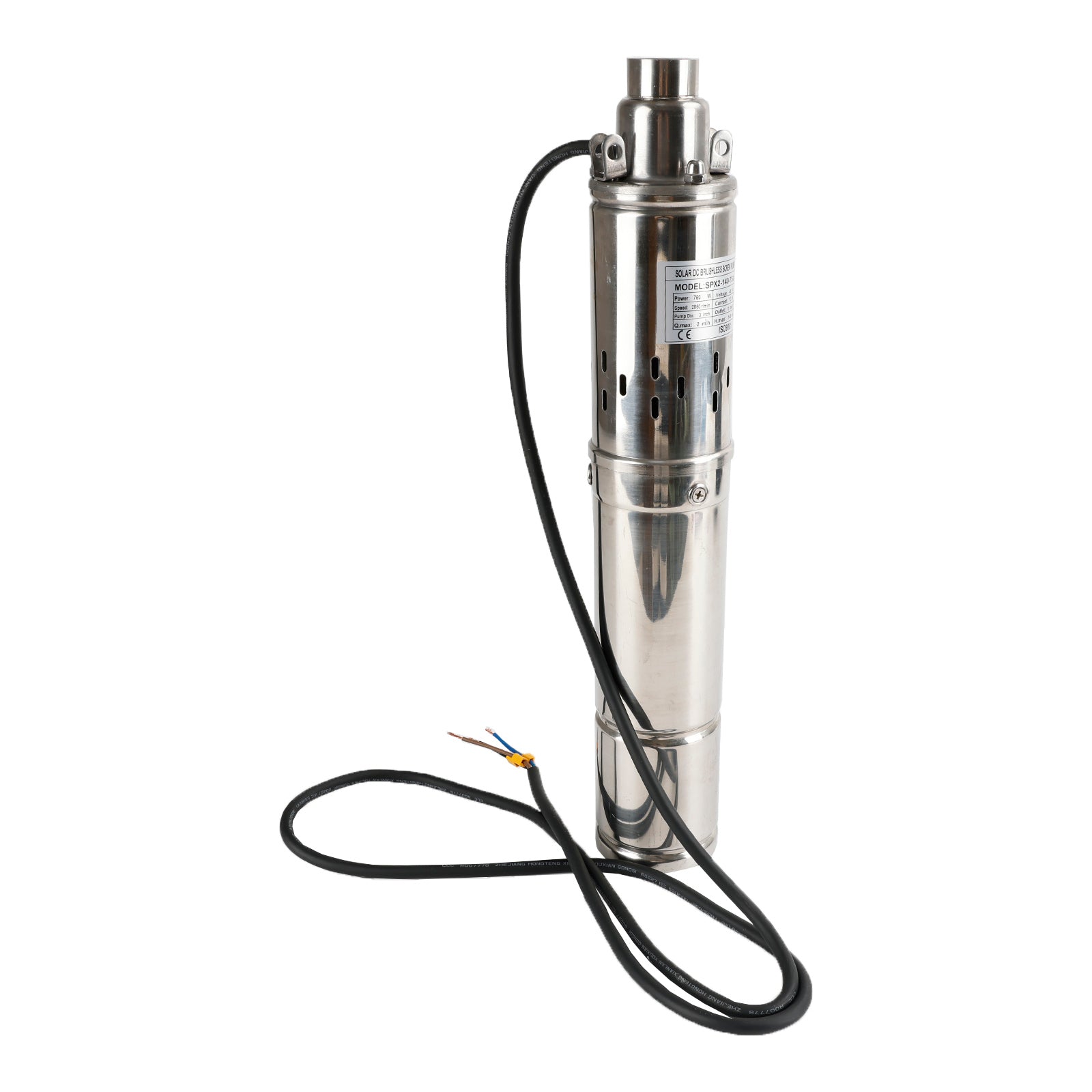 3" 48V 750W MPPT schroefzonneboorpomp dompelpomp voor diepe putten van staal