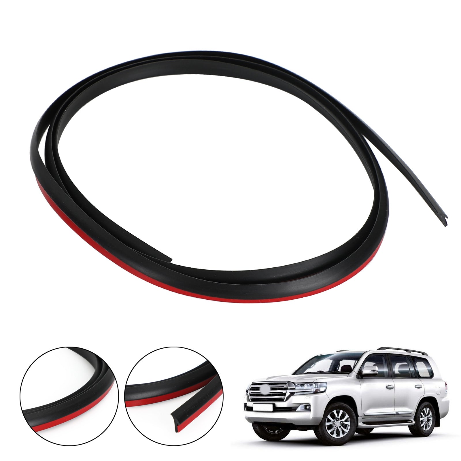 Flare gumové tesnenie 538516002001 pre Toyota Landcruiser 80 Series FJ80 HDJ80 HZJ80