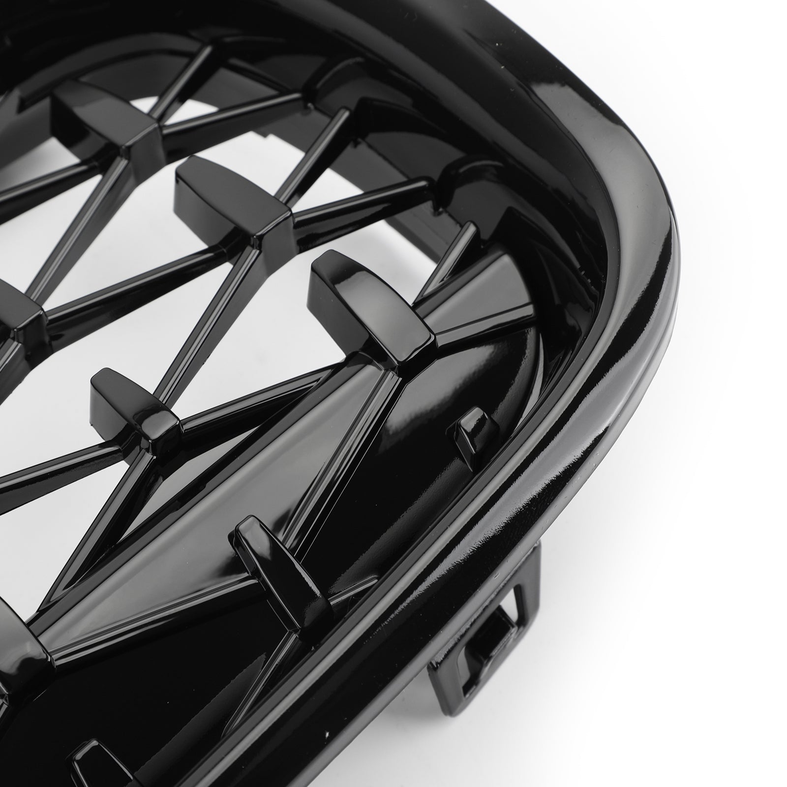 2012-2016 BMW F30 328i 335i Calandre avant noire brillante en diamant générique