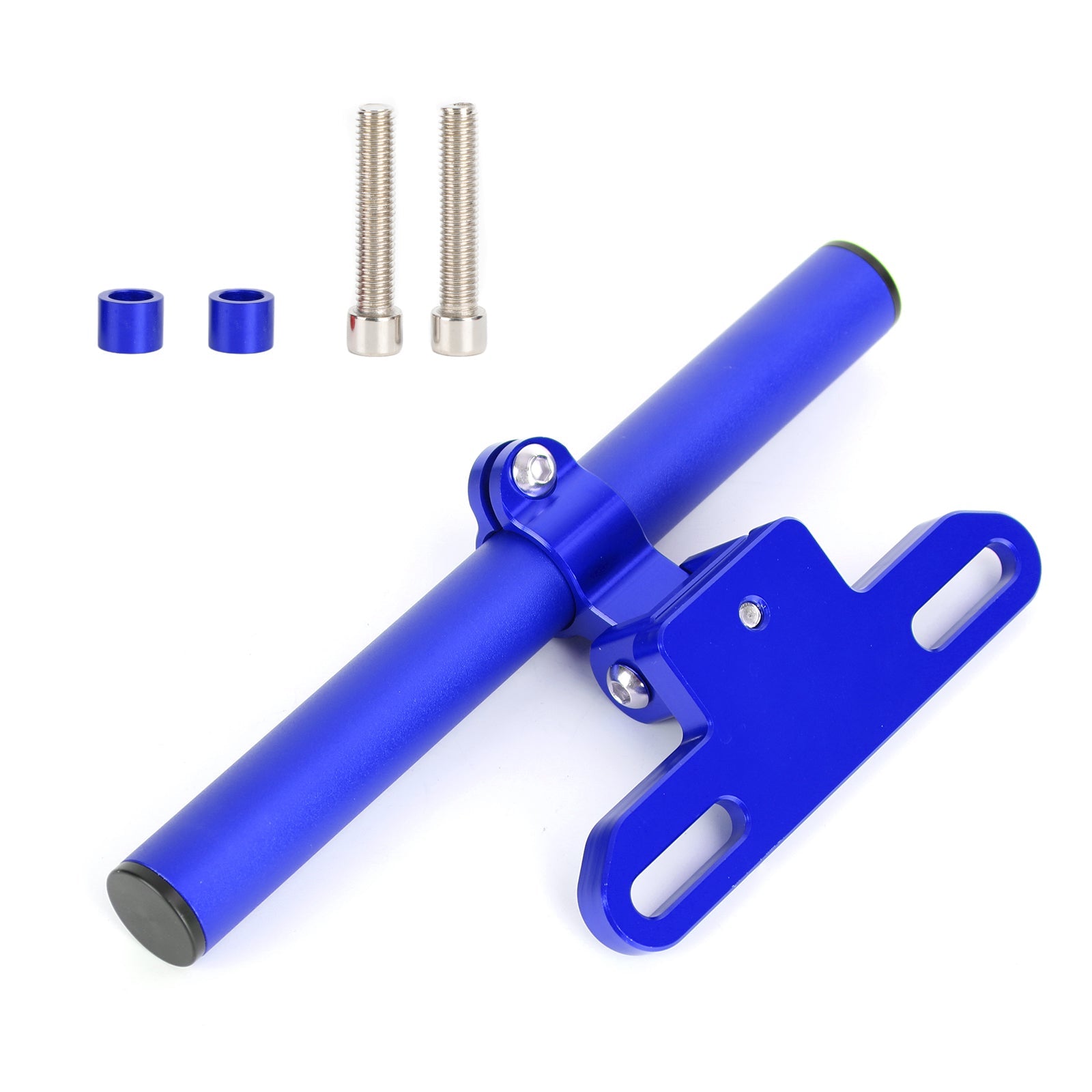 Soporte De Navegación Para Teléfono Soporte De Extensión Gps 22 Mm Para Motocicleta Moto Plata Genérico