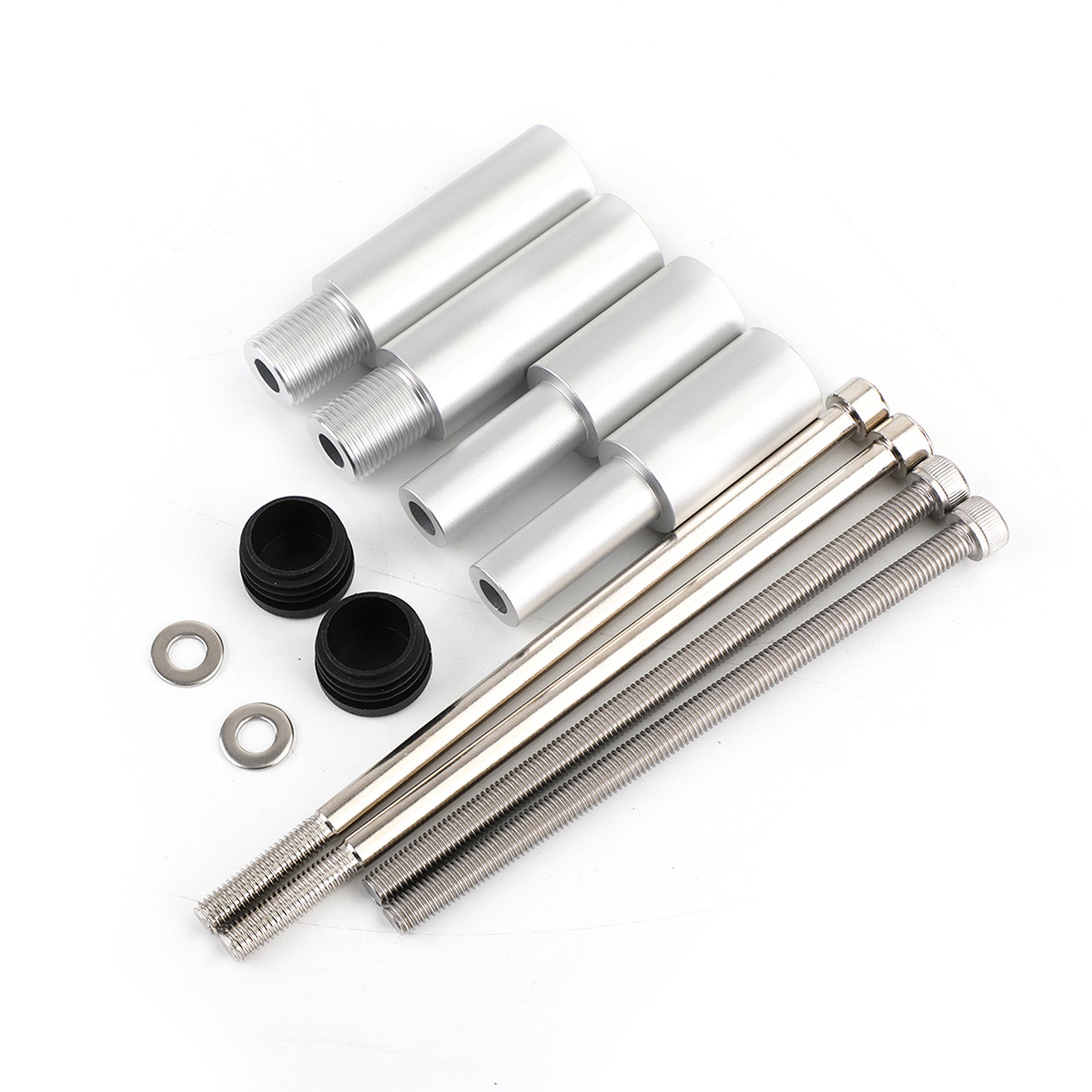 Areyourshop Spot Fog Driving Light Rod Holder Fit voor BMW R1200GSA 2014-2018 R1250GSA 18-21 Zilver