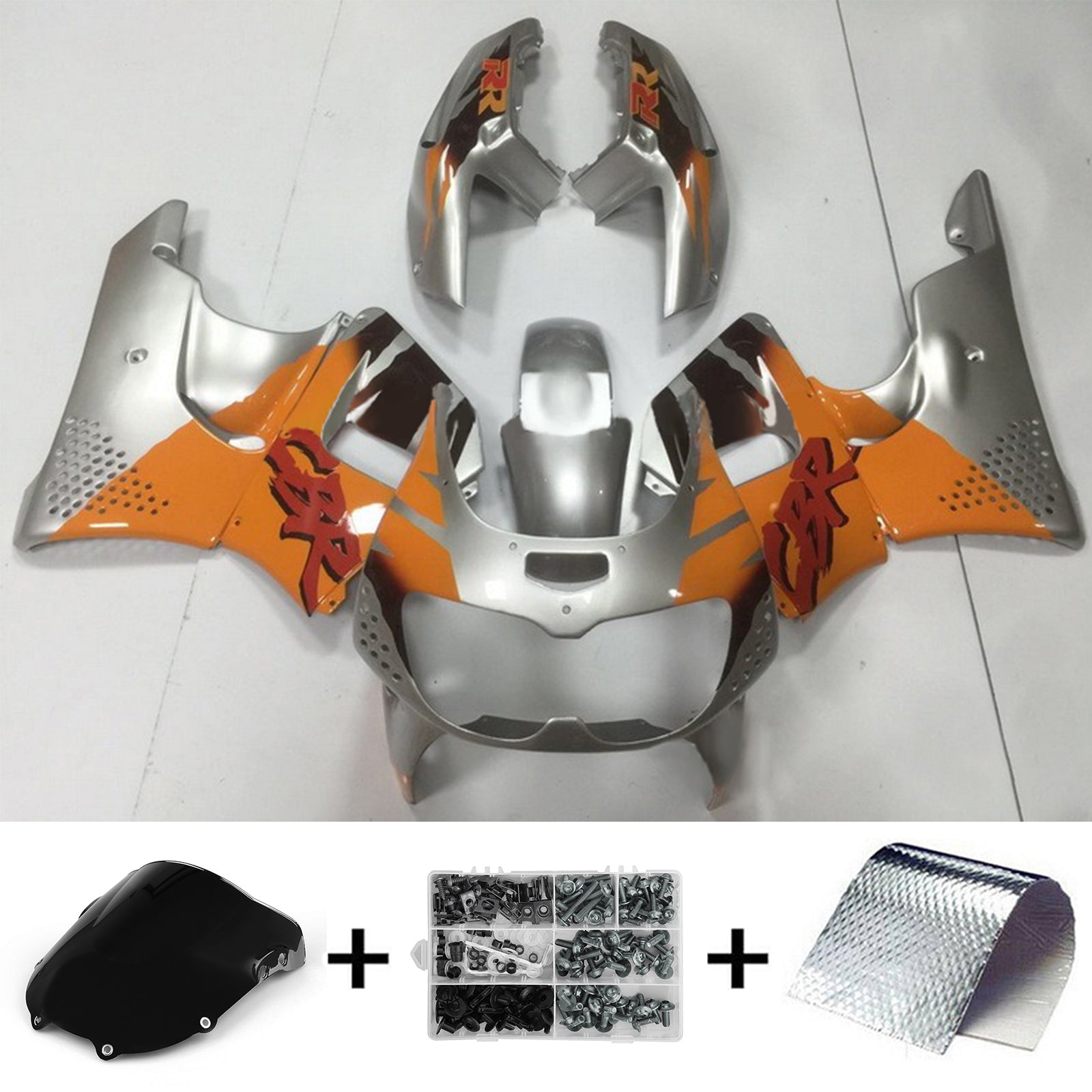 1994-1995 Honda CBR900RR 893 Amotopart Injection Fairing Kit Bodywork Plastic ABS #107