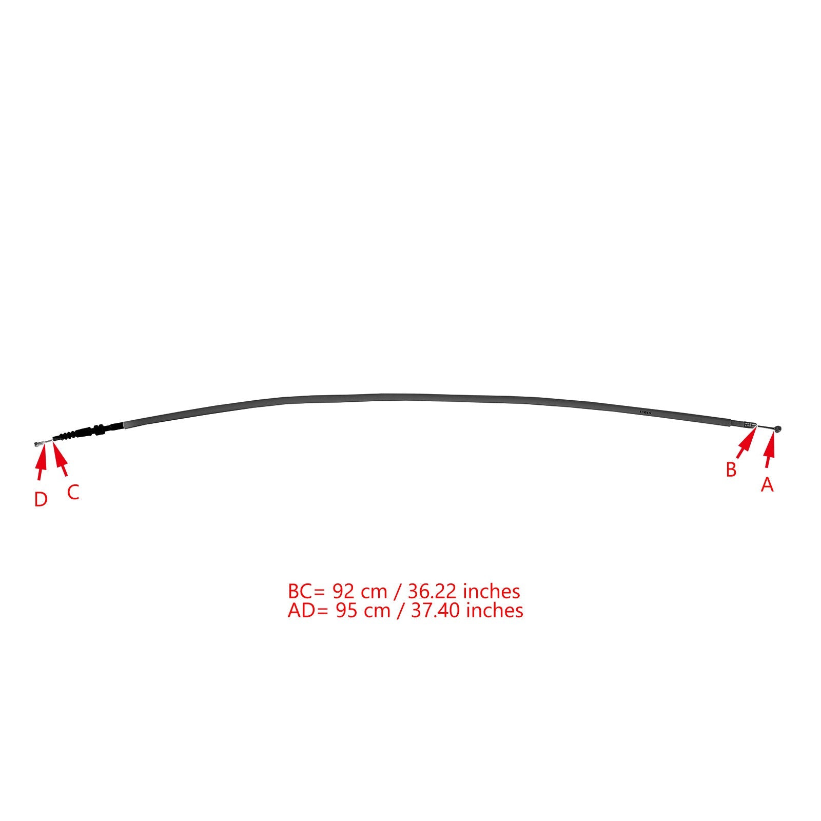 Substituição do cabo da embreagem Faixa para Kawasaki Ninja300 Z300 Ninja250 Z250 13-17 genérico