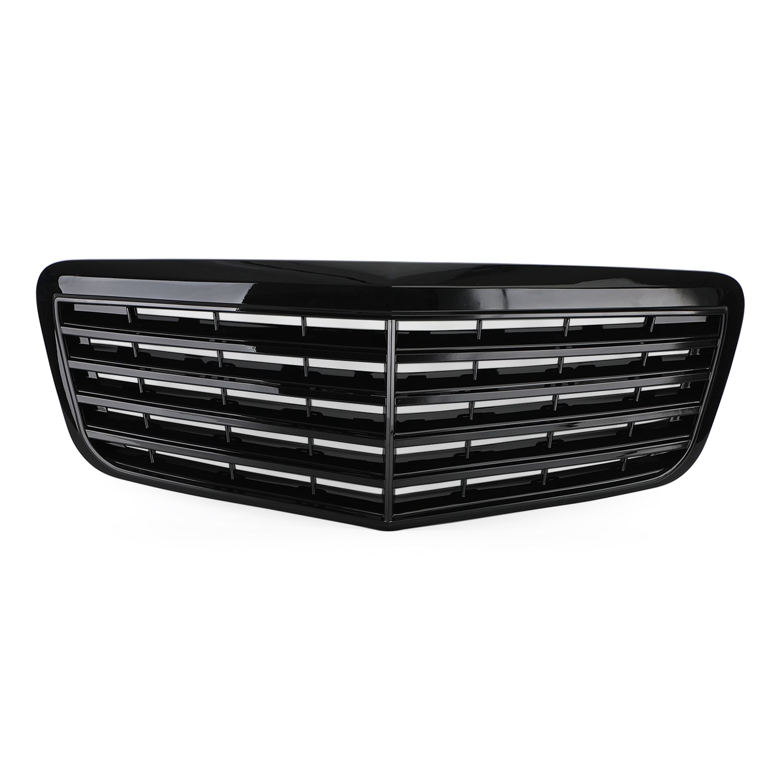 Mercedes-Benz 2007-2009 W211 E350 E500 E63 AMG Voorbumper Grille Grille Glanzend Zwart