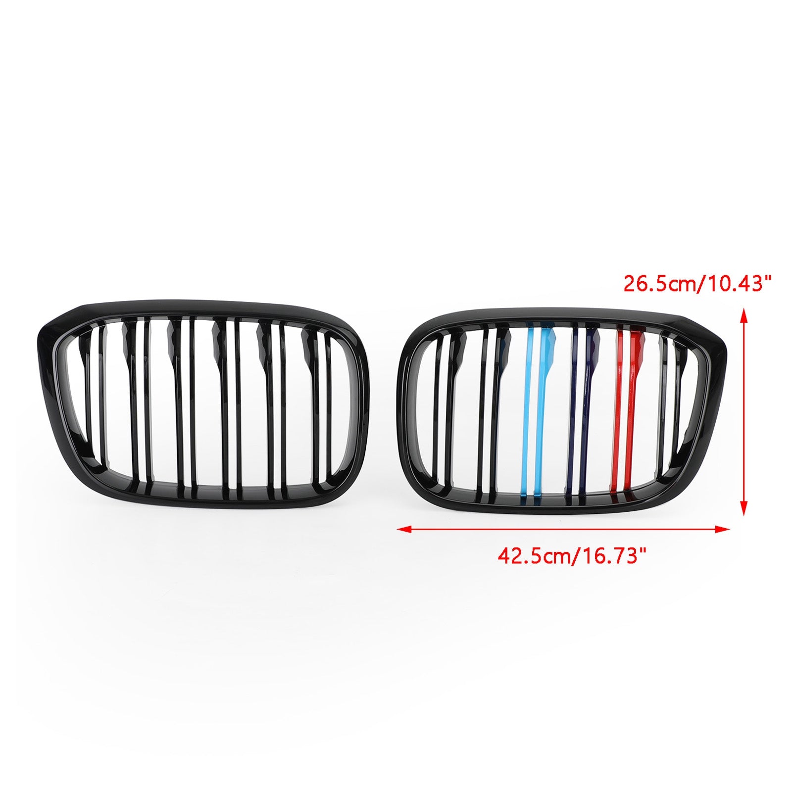 2018-2021 BMW X3 G01 X4 G02 Pair Kidney Grill Grille 51138469959 51138469960 51138091725 51138091726 générique