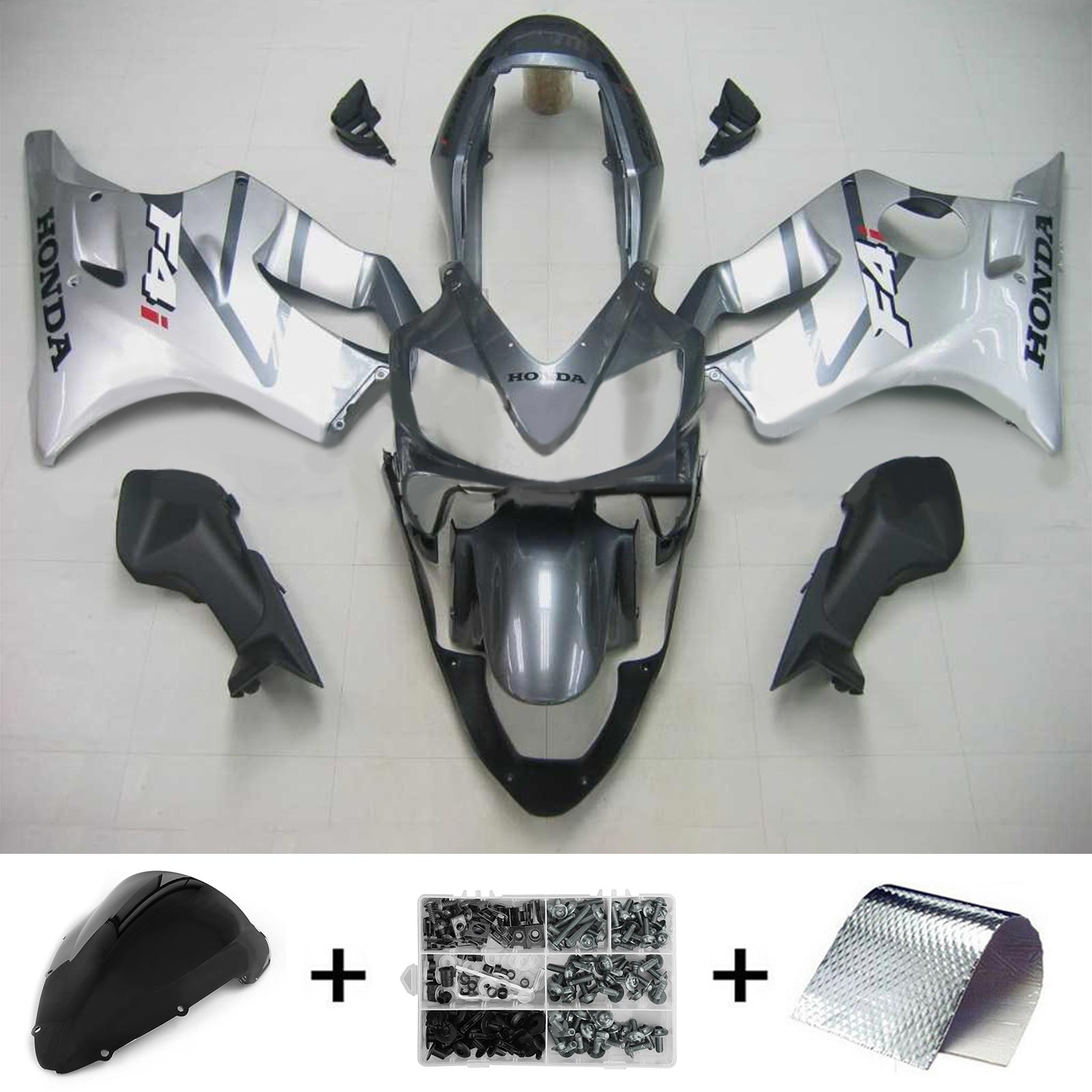 2004-2007 Honda CBR600 F4i Amotopart vstrekovacia kapotážová kapota karosérie Bodywork plast ABS #117