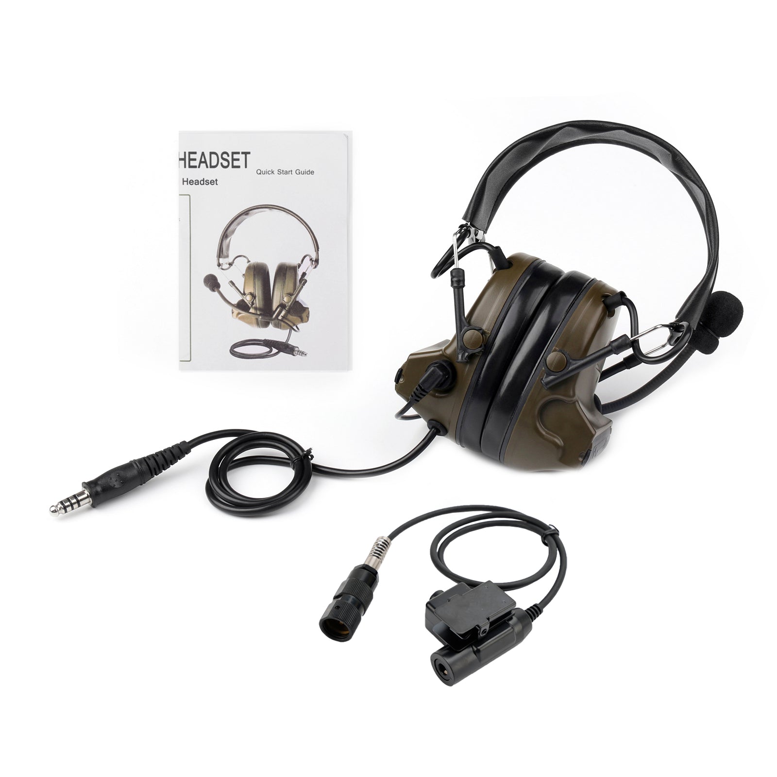 För A/PRC-152 AN/PRC-148 U329 Radio 6-Pin U94 PTT Z Tactical H50 Headset