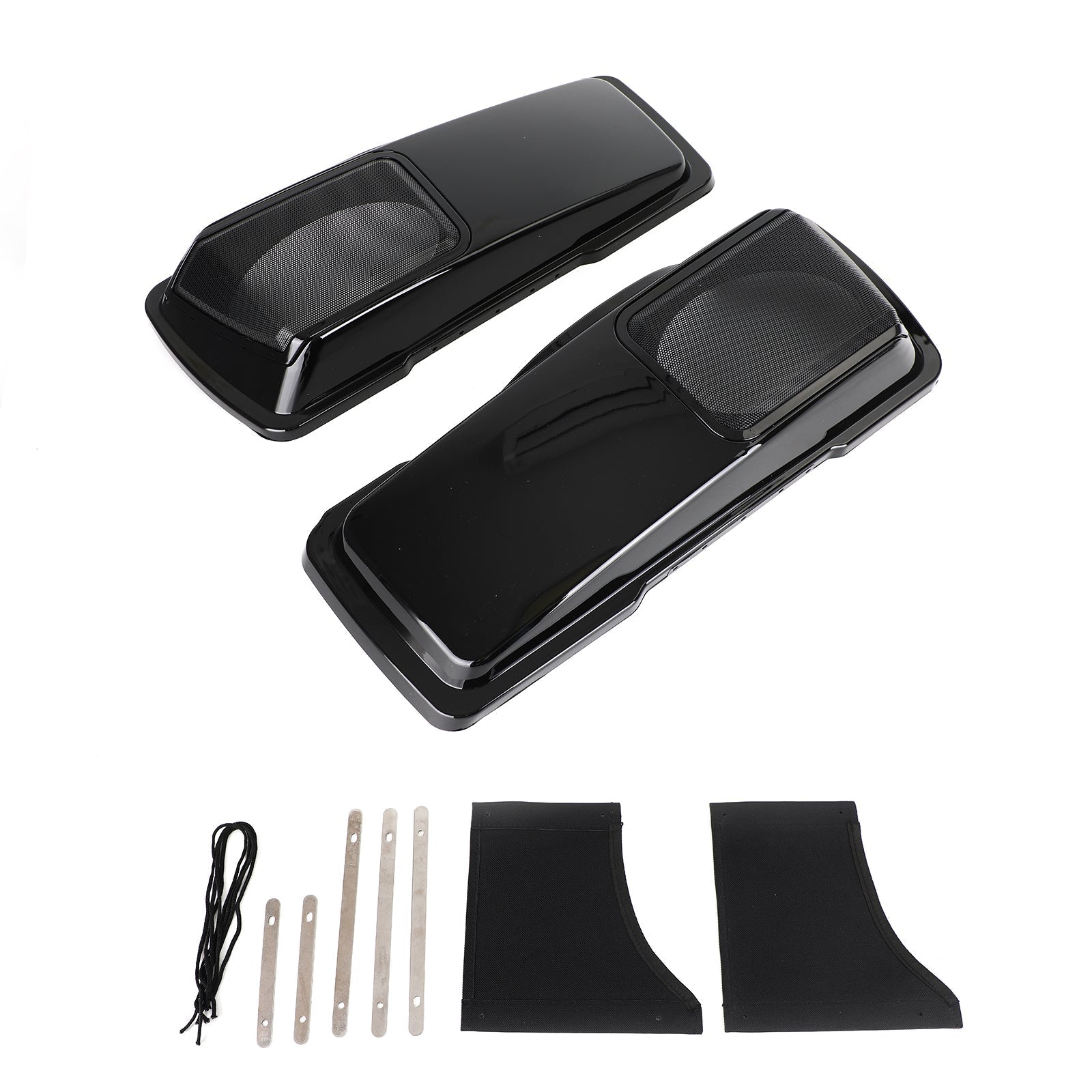 6 x 9 høyttaler lokk Vivid Black Saddlebag for Harley Touring 1994-2013