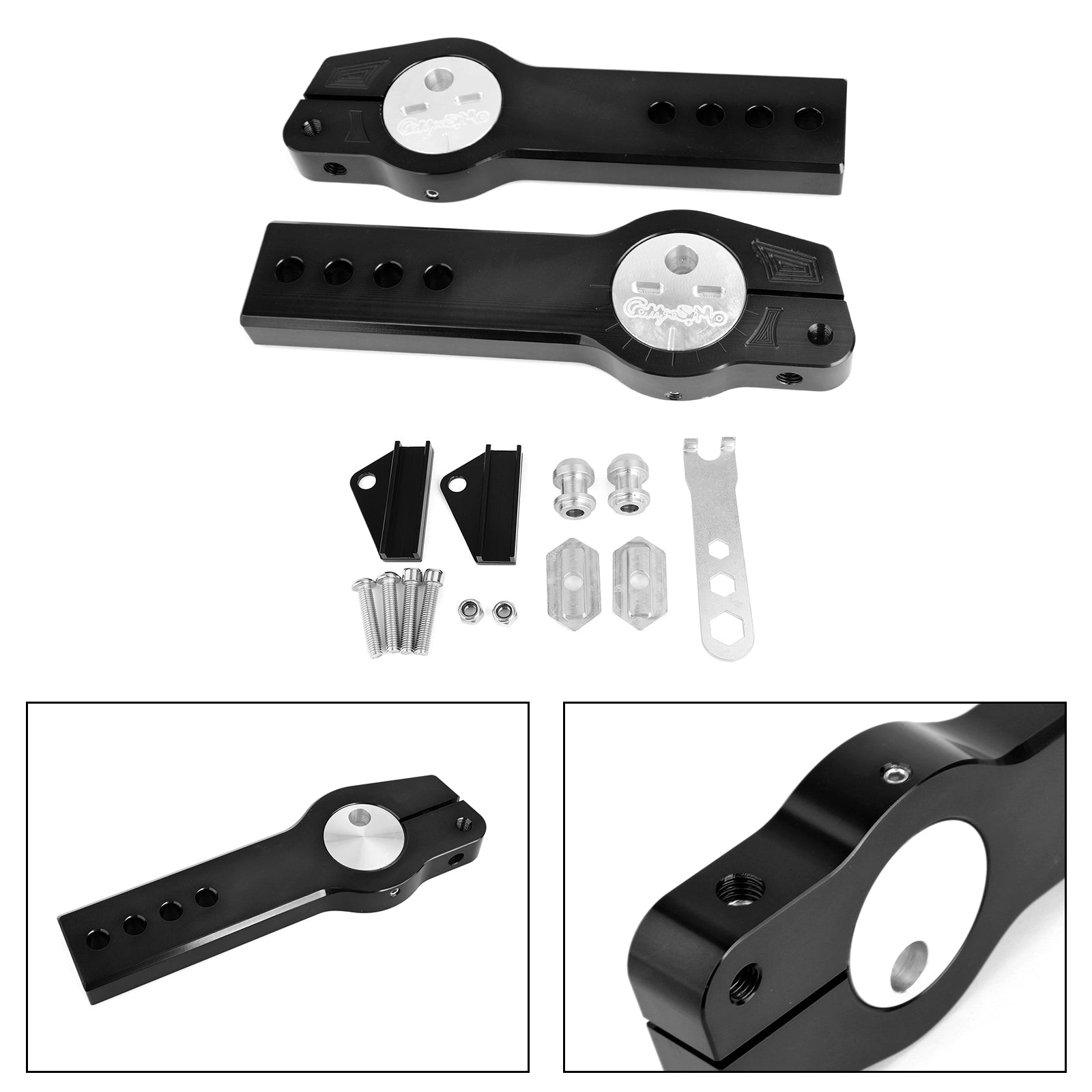 Marco de ajuste de horquilla trasera expandible para Honda MSX125 13-15 MSX125SF 16-19 Genérico