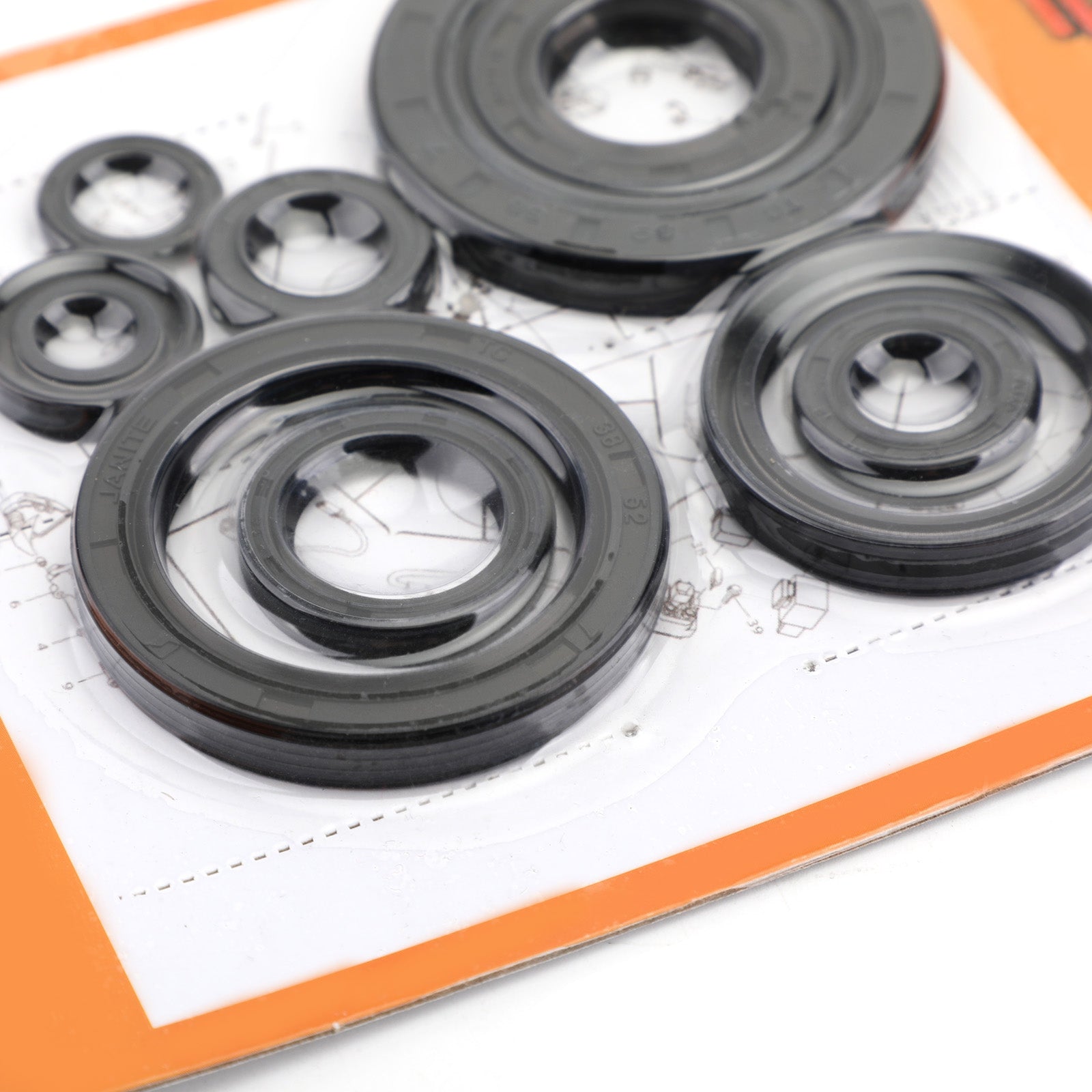 Ensemble de kit de joint d'huile moteur 9pcs joints pour Honda CRF450R CRF450 CRF 450 R 2009-2014 générique