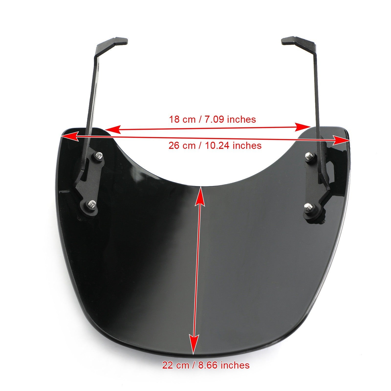 Motorcykel vindrutan för triumf scrambler 1200 2019-2021 generisk