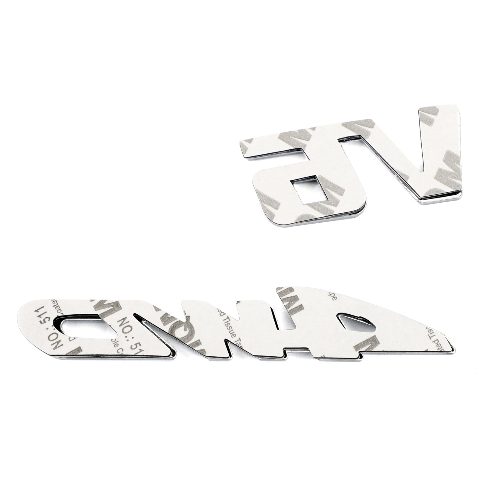 3D Chrome Metal 4WD Coche Tronco Trasero Guardabarros Emblema Insignia Calcomanía Etiqueta 4WD SUV V6 Genérico