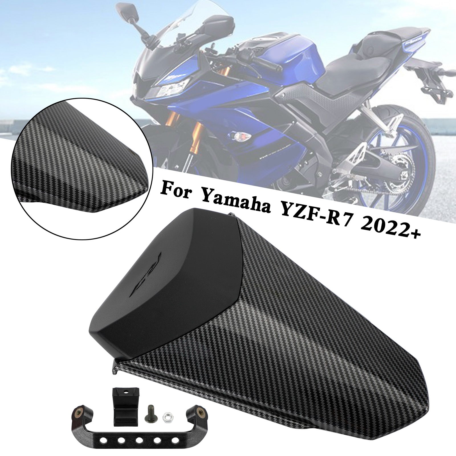 2022-2023 YAMAHA YZF-R7 YZF R7 zadné sedadlo Cover Cover COWL COWL