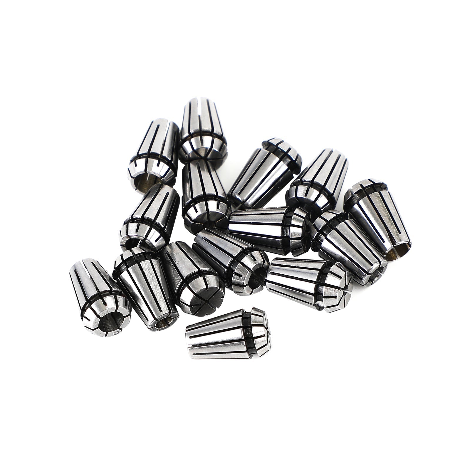 15pcs ER11 Spring Collet Set for CNC Milling Lathe Tool Graving Machine Steel