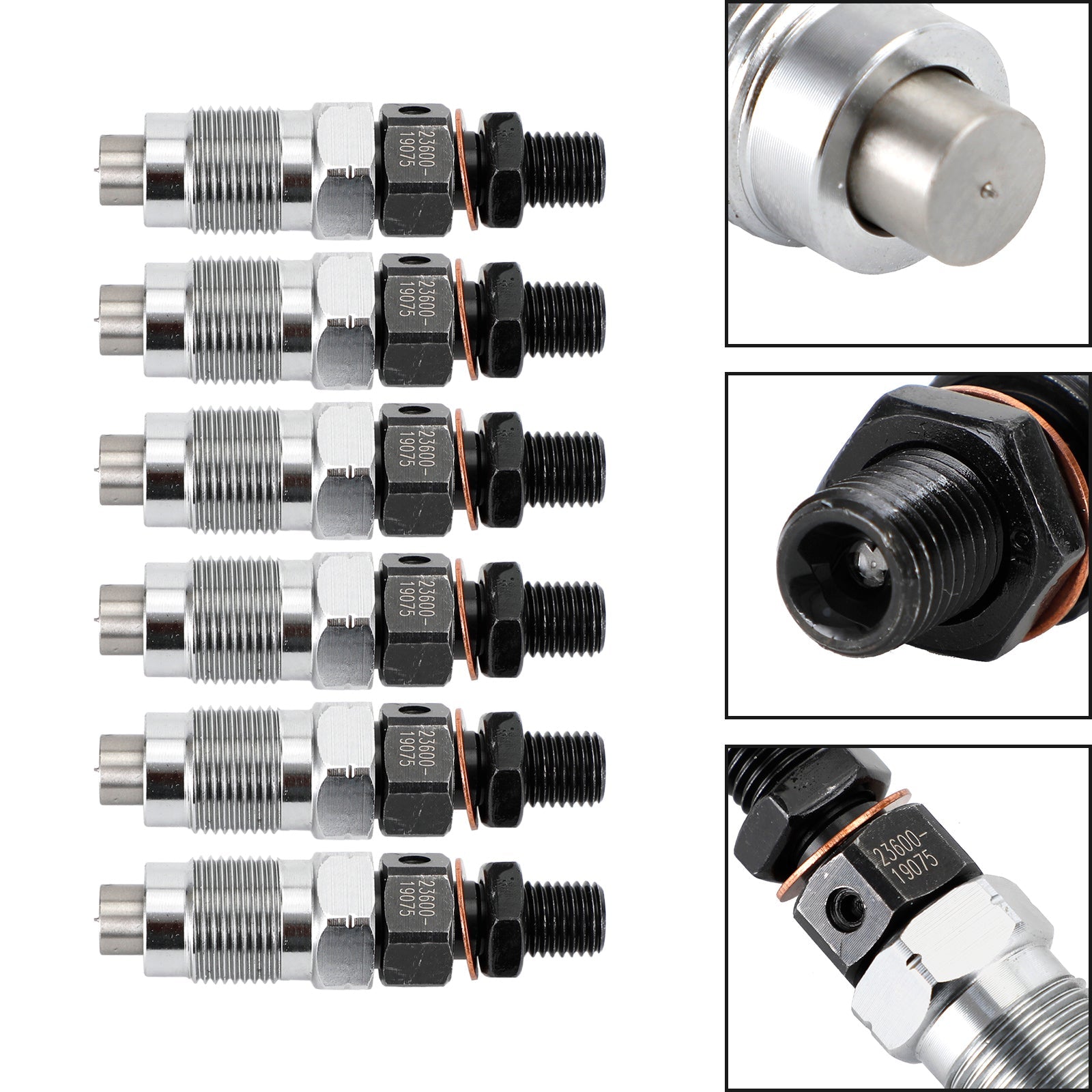 1990-2007 TOYOTA HZJ105 HZJ75 HZJ78 HZJ79 6st bränsleinsprutare 23600-19075 FedEx Express