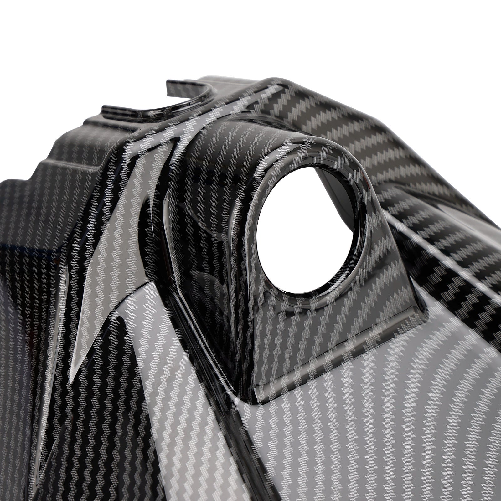 Aprilia RS 660 2020-2022 Carbon fronttankafdekking Contactsleutelkuip