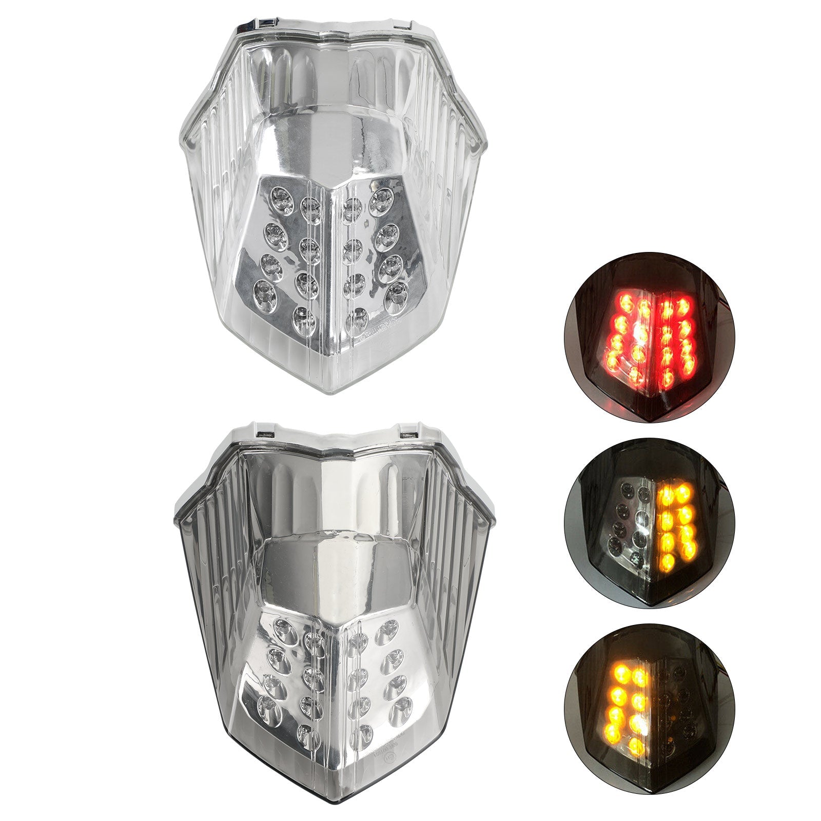 2009-2014 Yamaha Diversion 600 XJ6 FZ6 Feu arrière clignotant intégré