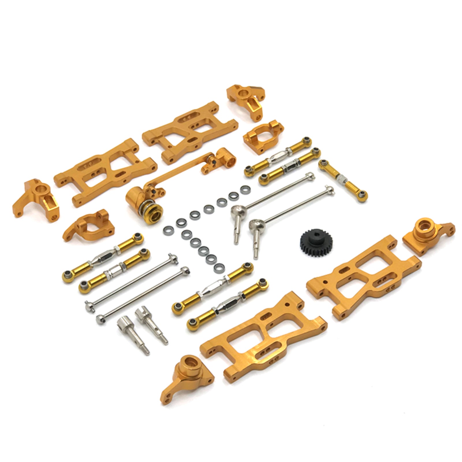 12stuppgraderingar RC Parts Kit för WLTOYS 144001 144002 124016 124017 124018 124019