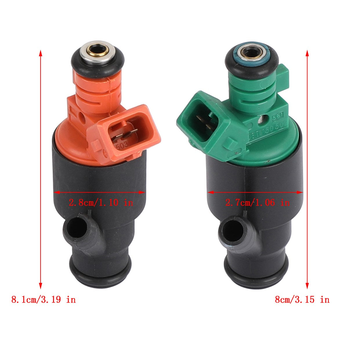 Injecteurs de carburant pour Kia Sportage 2.0L 1995 – 2002, 4 pièces, 0280150504 0280150502 générique