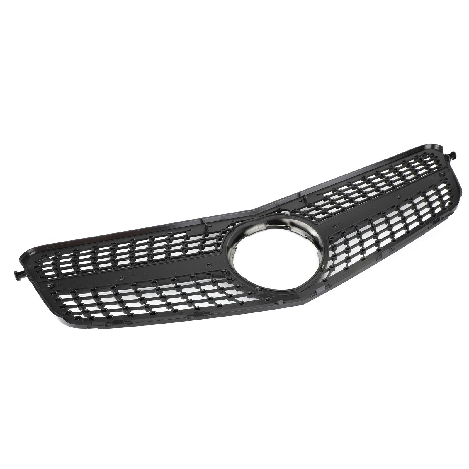 Benz Classe C 2008-2014 W204 Grille de calandre avant chromée noire diamantée générique pour C180/C200/C230/C250/C280/C300/C350