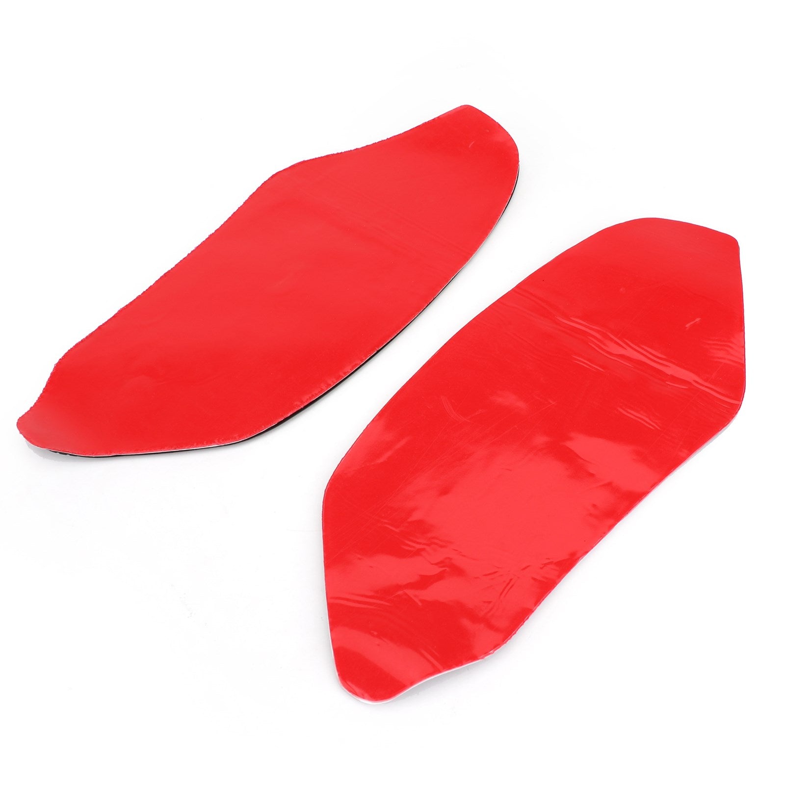 2x sido-tankplattor för bränsletank för Aprilia RSV4 16-20 gjord av gummi generisk