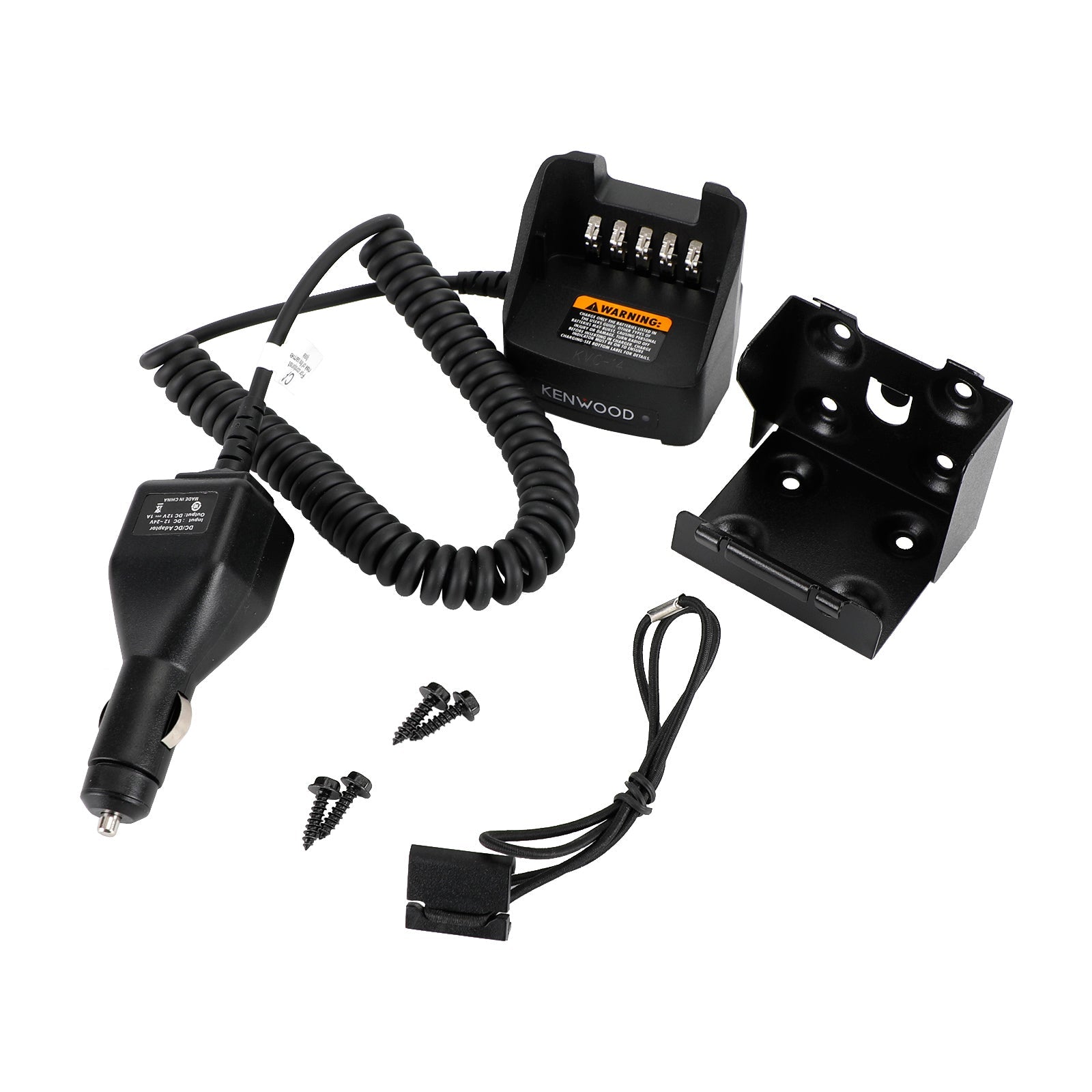 12-24V auto-acculader KVC-14 voor TK2100 K2140 K2148 K2160 K3178 radio's