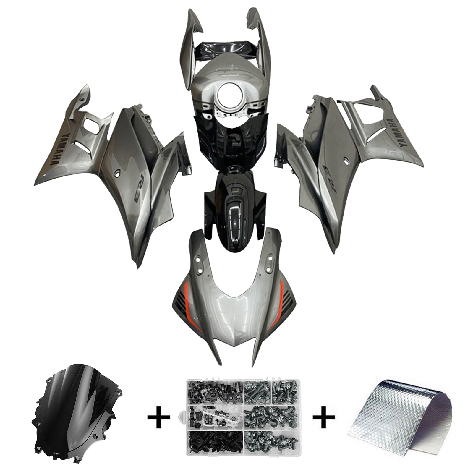 Kit de carénage Yamaha YZF-R3 R25 2019-2021, carrosserie en plastique ABS
