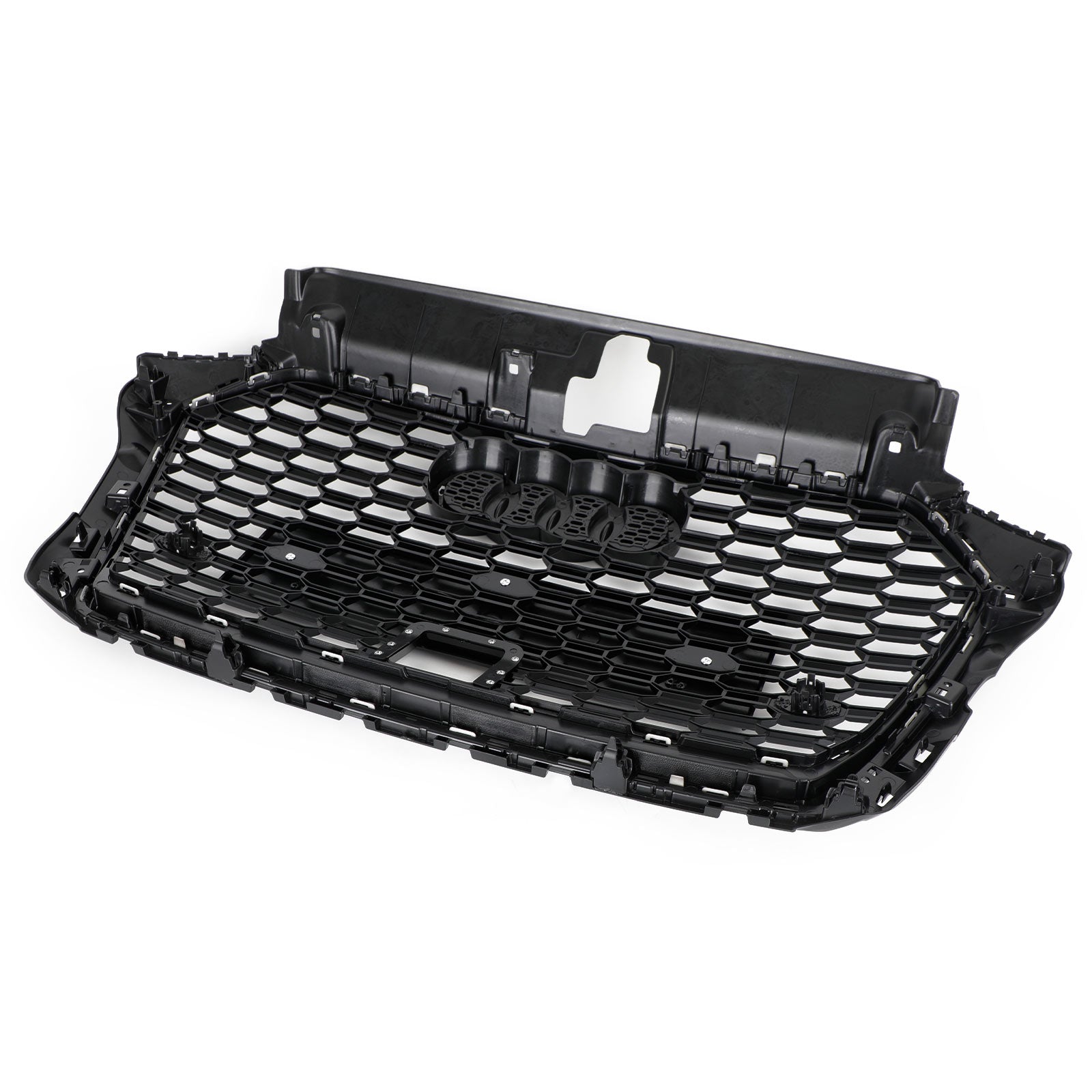 2017-2019 Audi A3 S3 RS3-stijl honingraat voorgrille met ACC glanzend zwart