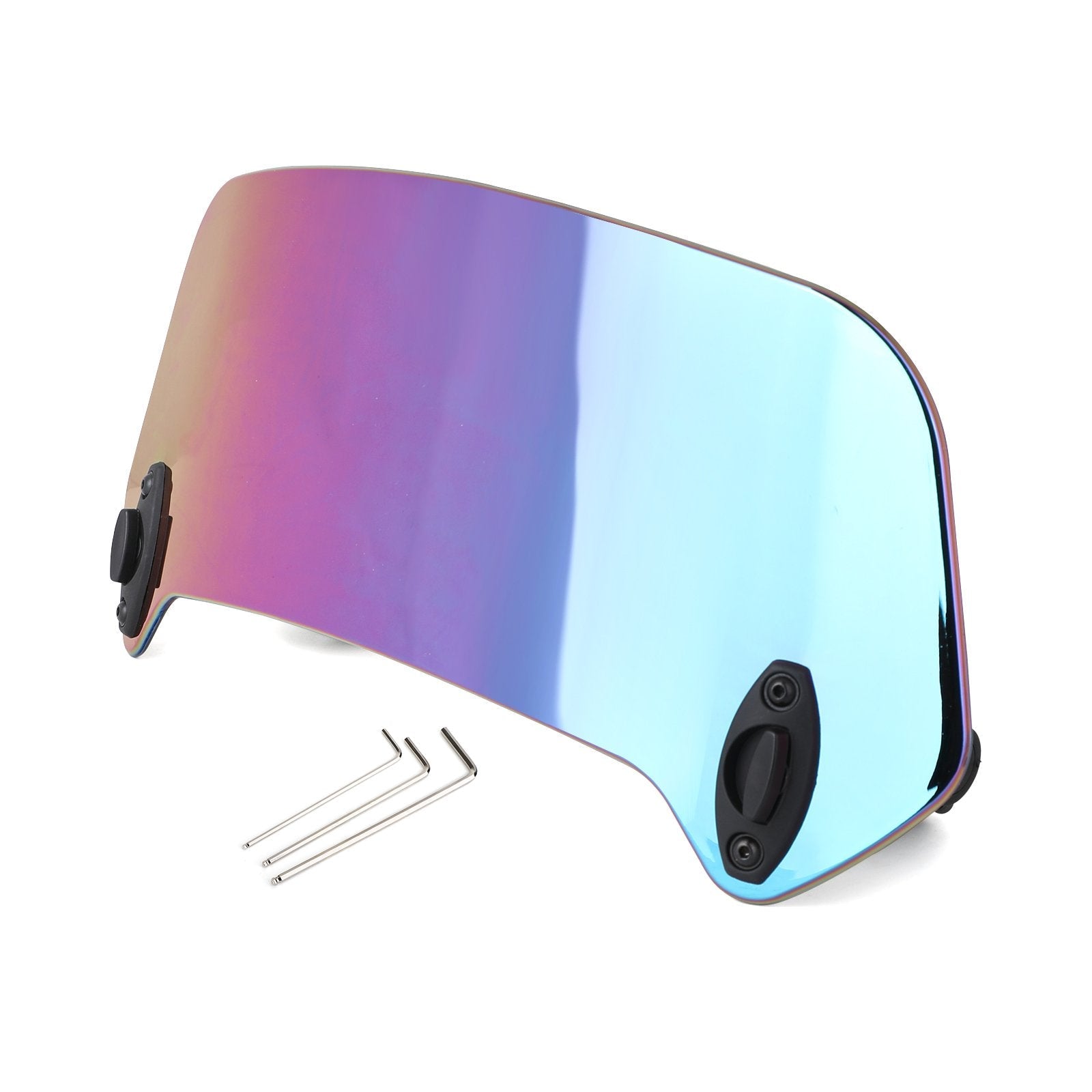 Clip ajustable para motocicleta, alerón de extensión de parabrisas, Deflector de viento genérico