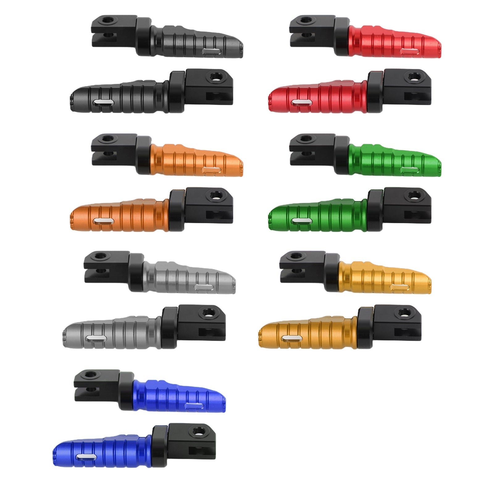 Front Footrests Foot Peg för Aprilia RSV4 Factory 2009-2022 Tuono 660 2021-2022 Generisk