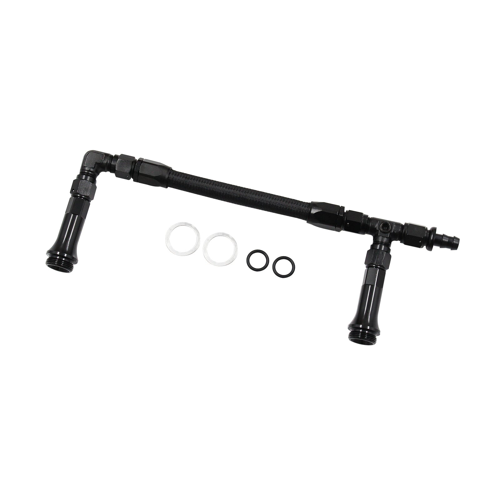 Pletené dvojité kŕmne sacharidové palivové vedenie dvojité čerpadlo pre 4150 karburátor Holley