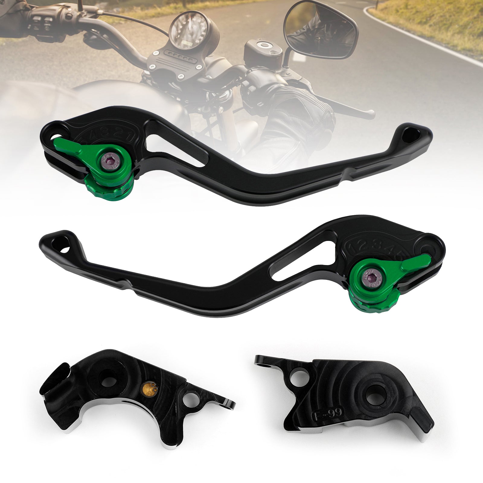 Kawasaki ZZR/ZX1400 SE Version 16-17 NEW Short Clutch Brake Lever