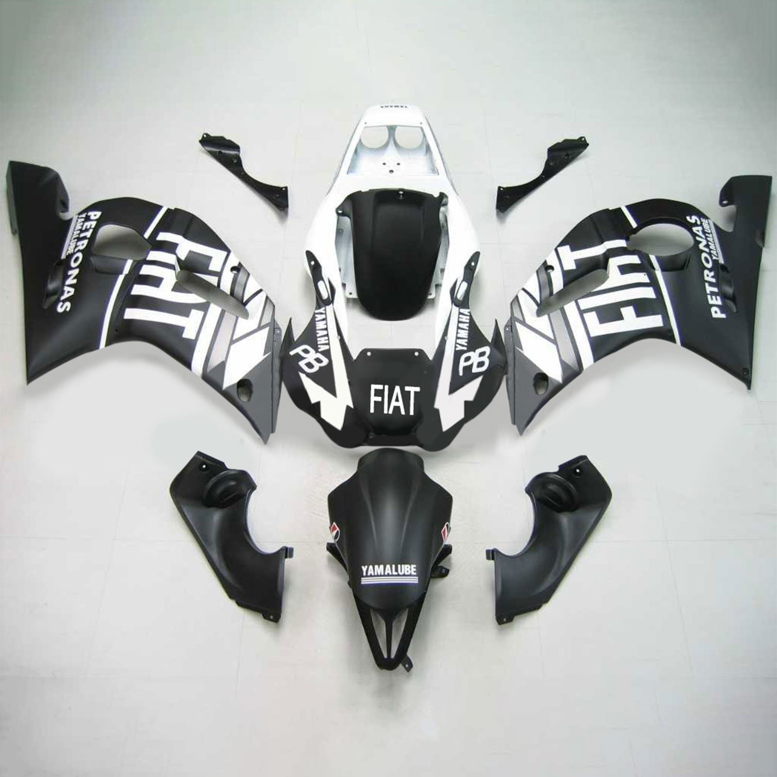 1998-2002 Yamaha yzf 600 R6 Kit de camence d'injection Bodywork Plastic Abs # 120