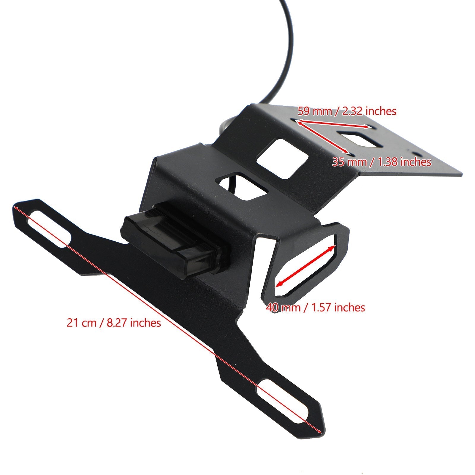 Support du support de plaque d'immatriculation ajustement pour Kawasaki Z1000SX 2020-2021