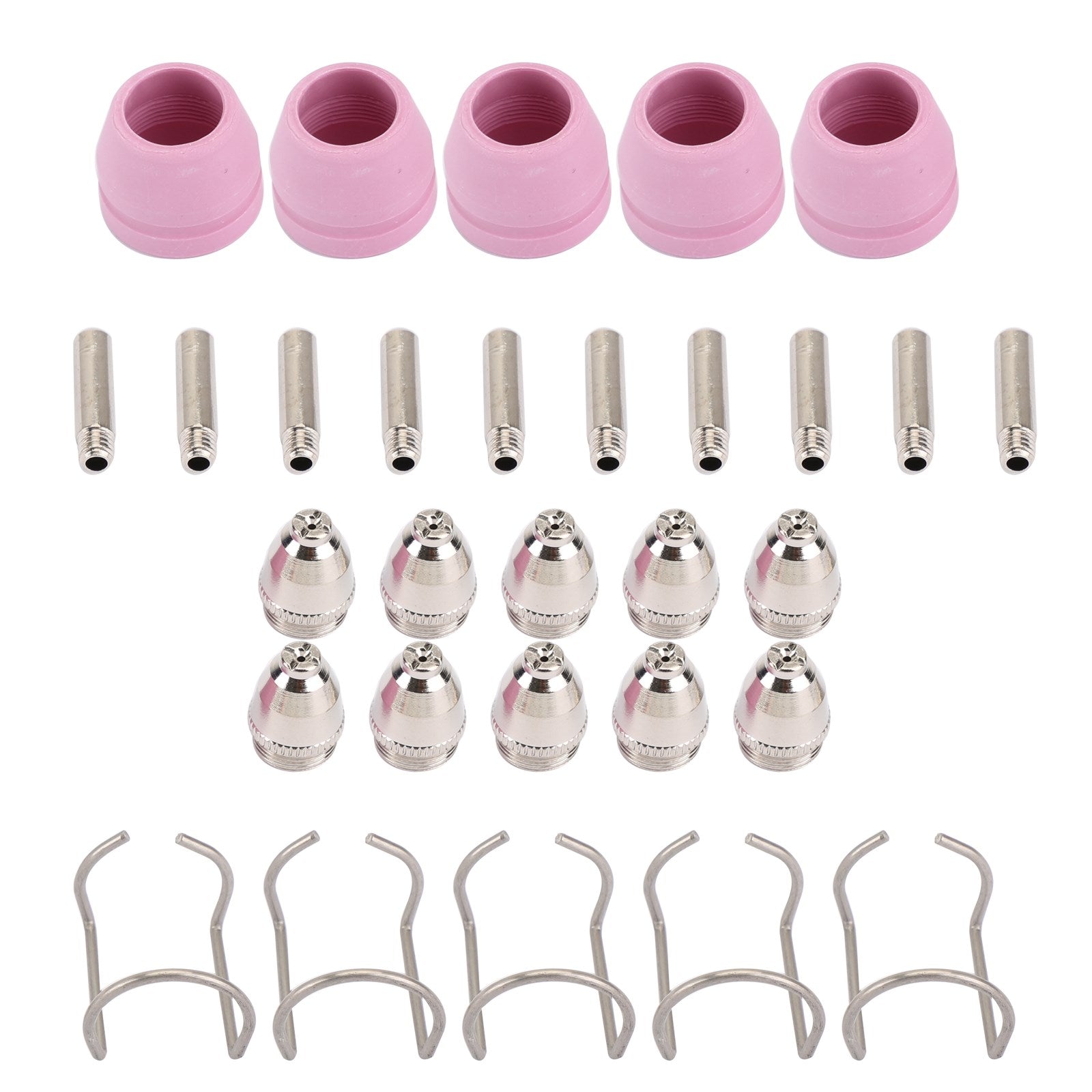 Areyourshop 30 pièces AG-60 SG-55 torche de découpe Plasma consommables embouts d'électrode Guide de bouclier