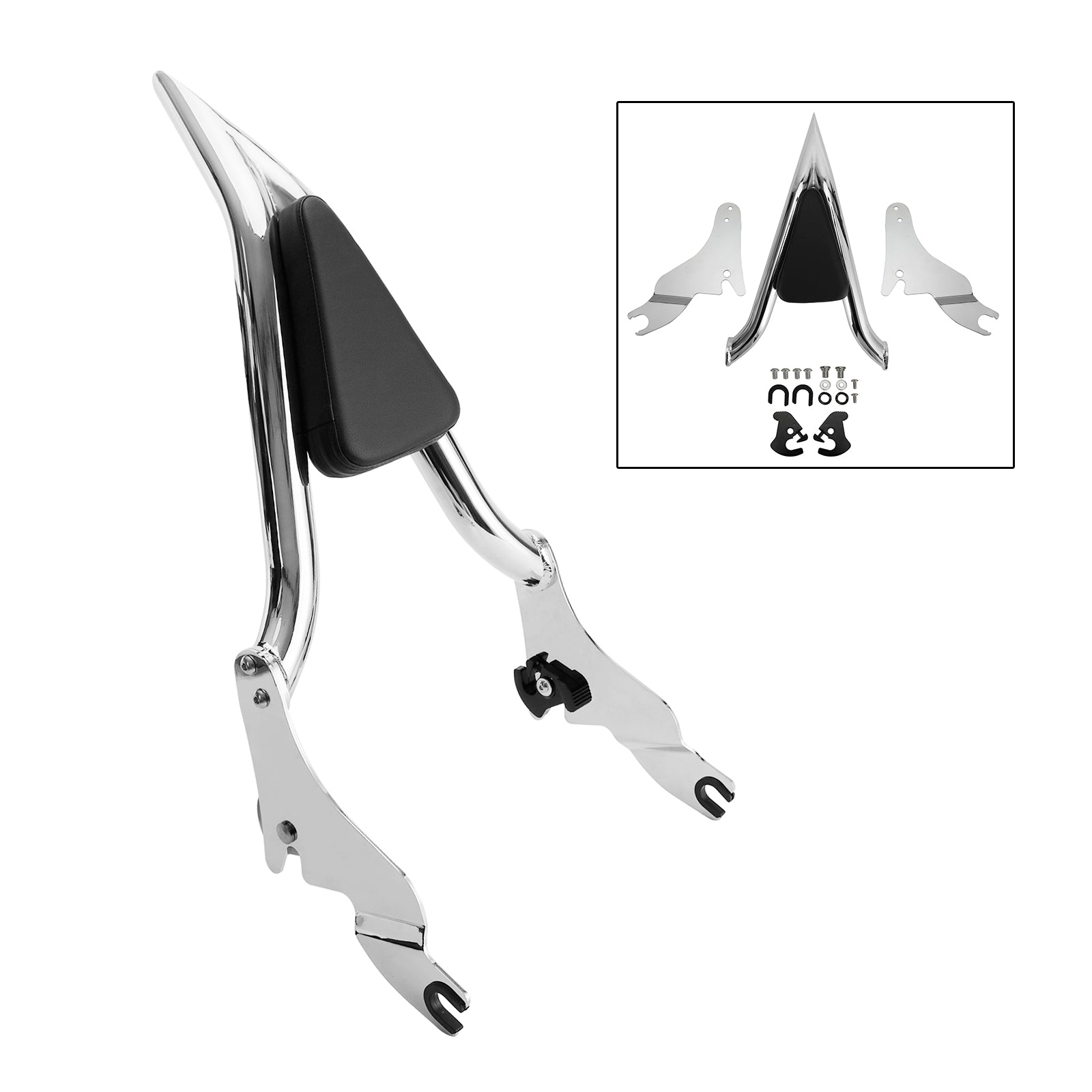 2009-2022 CVO Road Glide Street Road King dossier Sissy Bar