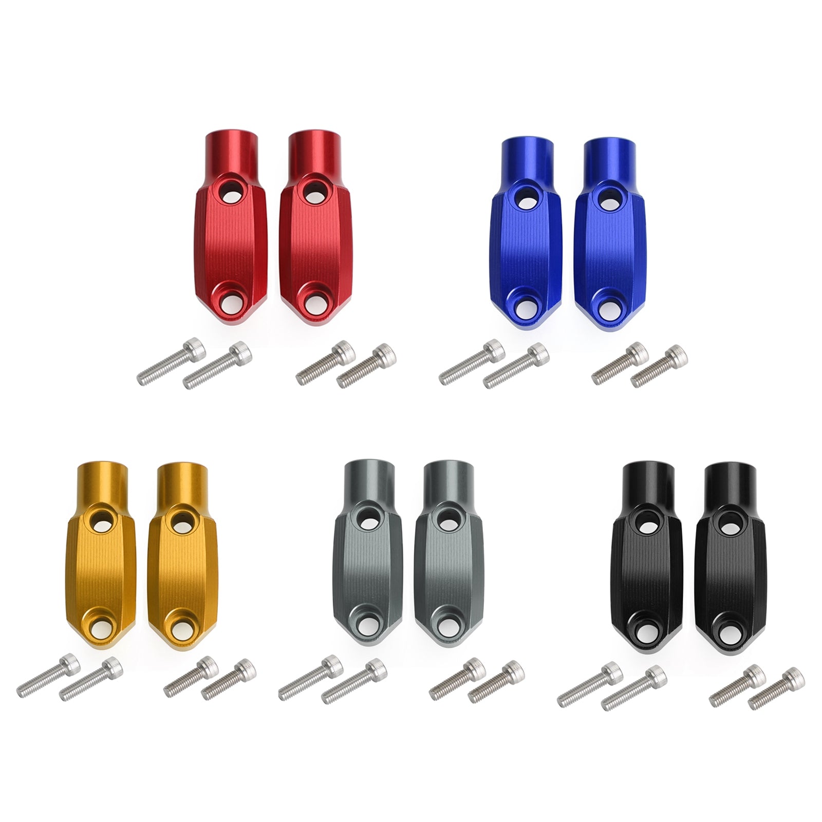 Mastercylinderklämmspegelfäste för Yamaha MT01 MT03 MT07 MT09 FZ10 MT10 Generisk