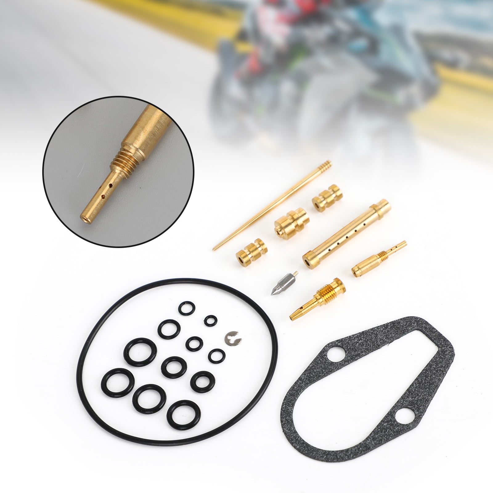 Honda CB500 CB500K Four 1971-1973 CB550K 1975-1976 Förgasare Carb Rebuild Kit 16010-323-315 Generic