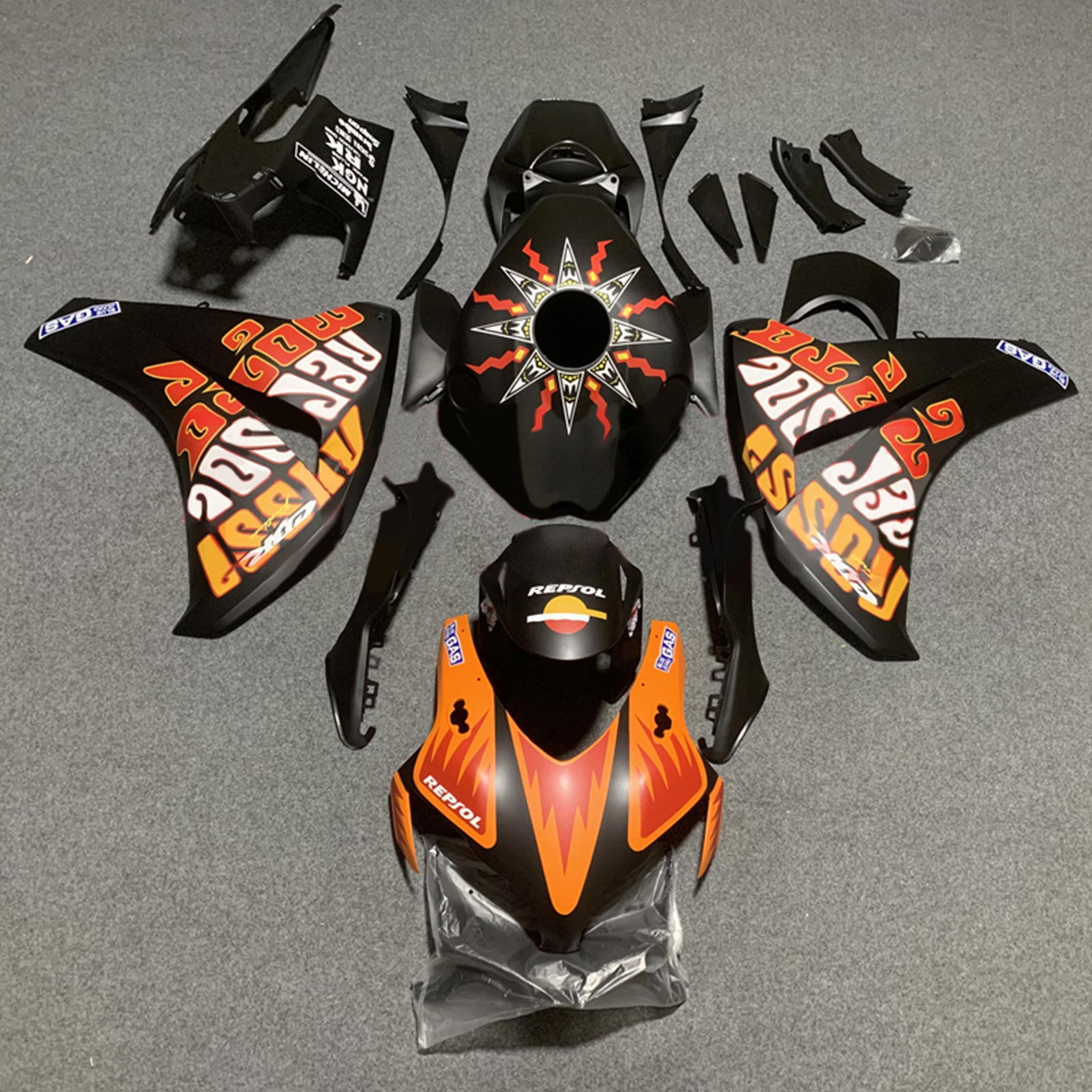 2008-2011 Honda CBR1000RR vstrekovacia kapotaová súprava Kodework plast#179