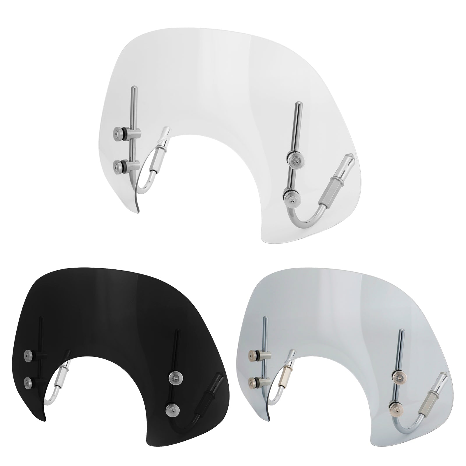 Černé sklo predného skla pre Vespa GTS250 GTS300 2017-2022