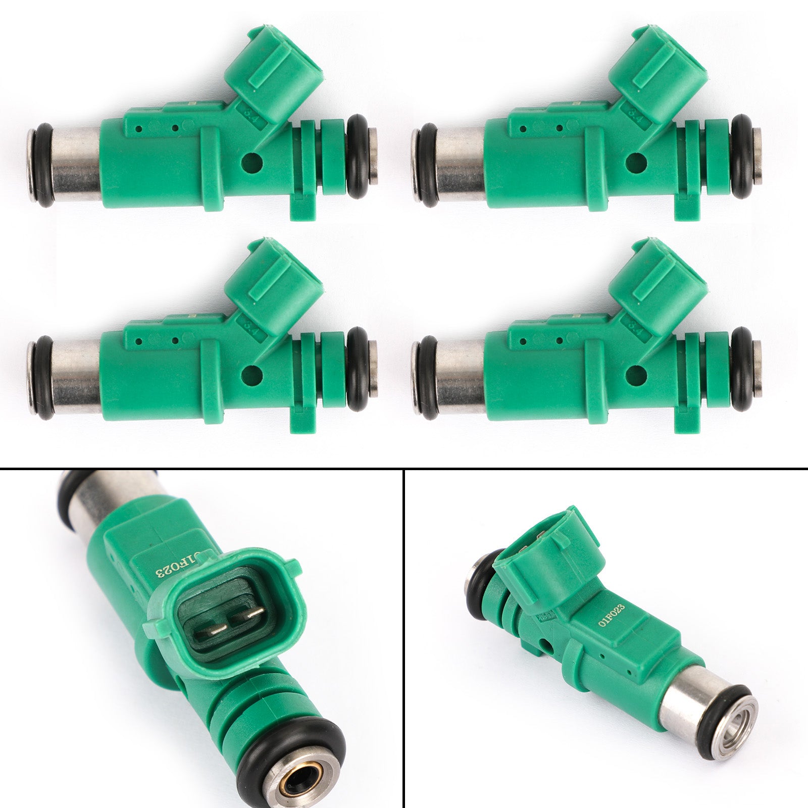 Injecteur de carburant 01F023, 4 pièces, pour Peugeot 1007 206 207 citroën C2 C3 Nemo 1.1 1.4 générique