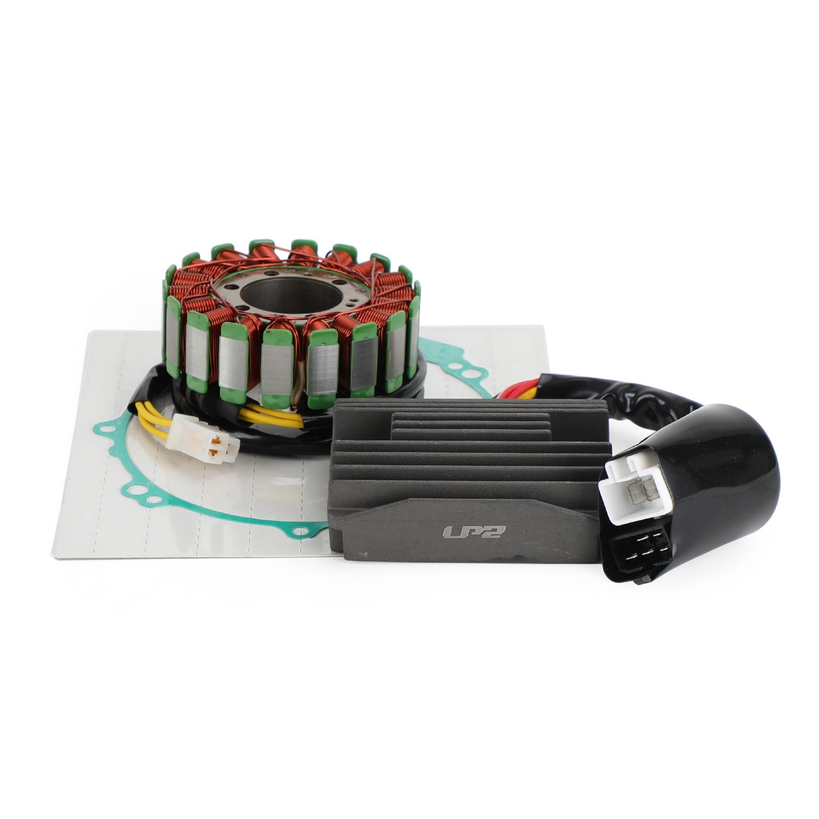 2000-2001 Honda VFR800Fi Interceptor 800 Stator magnéto + redresseur de tension + joint 31120-MBG-003 générique